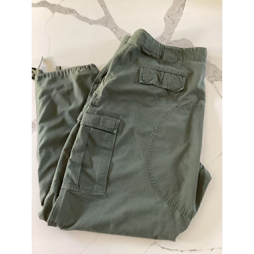 5.11 Tactical Series Sz 2X Cargo Pants Tie String Hem Army Green